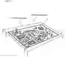 Fig. 71 - Information input/output device including a stage surface on which a reflecting medium including a printed dot pattern is disposed