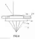 Fig. 10 - Illumination structure and illumination lens mounted thereon