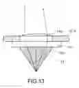 Fig. 14 - Illumination structure and illumination lens mounted thereon