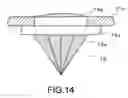 Fig. 15 - Illumination structure and illumination lens mounted thereon