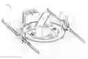 Fig. 01 - Recessed lighting fixture with alignment enhancements and methods for mounting same