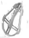 Fig. 04 - Center-lock aerial slack cable storage bracket