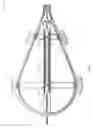 Fig. 08 - Center-lock aerial slack cable storage bracket
