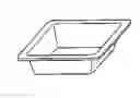 Fig. 01 - BASE PAPER FOR MOLDING CONTAINER AND PAPER-MADE MOLDING CONTAINER