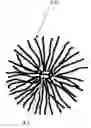 Fig. 01 - Cladophora-form carbon comprising carbon nanomaterials radially grown on a spherical core, process for producing the same and production apparatus
