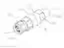 Fig. 01 - Annular corrugated coaxial cable connector with polymeric spring finger nut