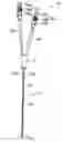 Fig. 01 - Dual-lumen catheter with contrastradiography sections to identify the lumens