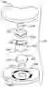 Fig. 01 - Prosthetic intervertebral discs assemblies having compressible core elements with enhanced torque transmission