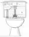 Fig. 01 - Handle Assembly For a Toilet With a Rotating Sensor Assembly