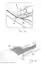 Fig. 08 - Hemming system and method for hemming a fabric without using seams, by introducing an adhesively processed resilient element into one or two opposite surfaces of the fabric