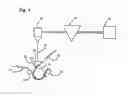 Fig. 04 - Process of thermal transfer using hot melt adhesive lamination for forming a carpet backing and finished carpet or tile product