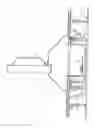Fig. 10 - Rain shielded box for exiting through siding