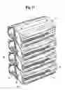 Fig. 12 - Portable and stackable plastic multipurpose container