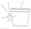 Fig. 01 - Planter with Support Arm