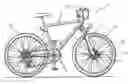 Fig. 01 - Bicycle wheel securing adapter and bicycle fork using the same