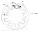 Fig. 01 - Cooling arrangement of an electrical machine