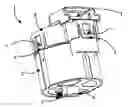Fig. 01 - Rotary single-phase electromagnetic servo actuator comprising an actuator and a position sensor
