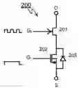 Fig. 01 - Cascode Power Switch for use in a High-Frequency Power MESFET Buck Switching Power Supply