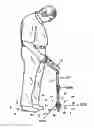 Fig. 01 - Apparatus using continuous-wave radiation for detecting and locating targets hidden behind a surface