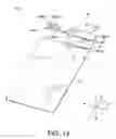 Fig. 13 - Broadband antenna unit comprising a folded plate-shaped monopole antenna portion and an extending portion