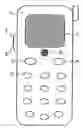 Fig. 01 - Mobile telephone with improved man machine interface