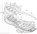 Fig. 01 - Article of footwear having a fluid-filled bladder with a reinforcing structure