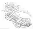 Fig. 01 - Article of footwear having a fluid-filled bladder with a reinforcing structure
