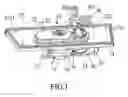 Fig. 02 - Decorative device enabling ornaments to sway back and forth inside a crystal ball amidst fluttering, shiny disc snowflakes