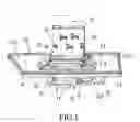 Fig. 02 - Decorative device enabling ornaments to revolve on a rotary screen inside a crystal ball amidst fluttering, shiny disc snowflakes