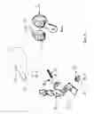 Fig. 02 - BOW-LEX-A archery bow mounted clock and compass attachment