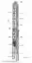 Fig. 01 - Guide rail system for a telescoping mast on a drilling rig