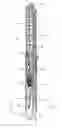 Fig. 03 - Guide rail system for a telescoping mast on a drilling rig