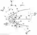 Fig. 01 - Front aircraft part comprising a flat partition between a pressurised zone and a non-pressurised zone housing landing gear