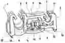 Fig. 01 - Device for fastening at least one object to a supporting part provided with a fastening bolt
