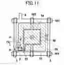 Fig. 12 - Image detector and radiation detecting system with separation of metal layers for bias, scan and data lines