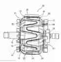 Fig. 01 - Claw pole generator and closure body for a claw pole generator