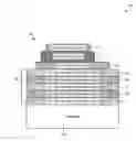 Fig. 01 - Acoustic mirror for a bulk acoustic wave structure