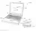 Fig. 01 - Component for use as a portable computing device and pointing device in a modular computing system