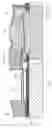 Fig. 09 - Inkjet nozzle device with cantilevered actuating arm