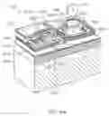 Fig. 41 - Cover assembly for a print engine with push rod for actuating a refill unit