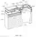 Fig. 42 - Cover assembly for a print engine with push rod for actuating a refill unit
