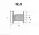 Fig. 06 - Liquid crystal display device having common electrodes formed over the main face of an insulating substrate and made of a coating type electroconductive film inside a bank to regulate the edges thereof