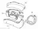 Fig. 01 - Hearing device with a frame holding hearing device components and a shell encasing the frame