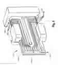 Fig. 10 - Molded communications module having integrated plastic circuit structures