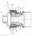 Fig. 01 - Ball-and-socket joint and universal shaft
