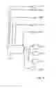 Fig. 12 - Device for guiding the leg during a hip operation, particularly during an endoprosthesis implantation
