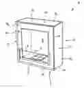 Fig. 01 - FIREPLACE WITH REPLACEABLE LINING ELEMENTS