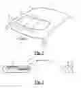 Fig. 03 - Plasma wind deflector for a sunroof