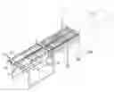 Fig. 01 - Hinged and bifurcated cart document handling apparatus utilized with a lazy-portrait document printing system