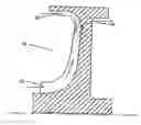 Fig. 01 - Centrifugal impeller with forward and reverse flow paths